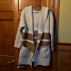 Tan wool “shacket”